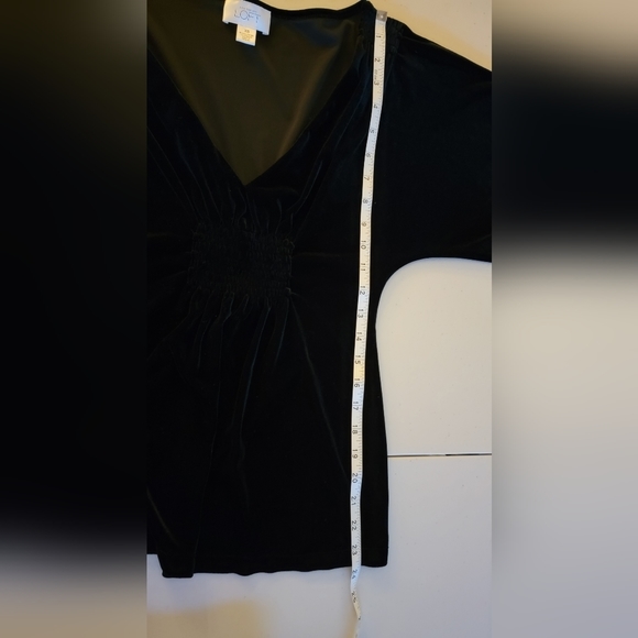 Loft Velour Top‎ Woman's Size XS - Picture 7 of 8